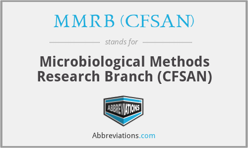 MMRB (CFSAN) - Microbiological Methods Research Branch (CFSAN)